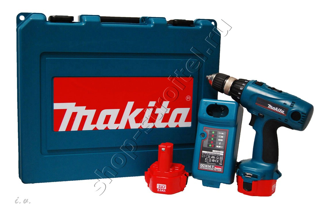 Увеличенная фотография Аккумуляторная дрель шуруповерт Makita 6317 DWAE